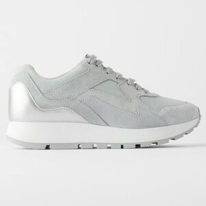 Zara gray sneakers NWT sz 9 / 40